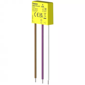 THEBEN THE DIMAX 540 plus B Regulador universal empotrable para lámparas incandescentes, halógenas y LED, 400 W, control por pulsador, blanco