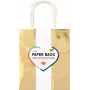 Folia Bolsas de papel Gold M Brillante 7 piezas