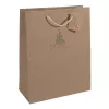 SIGEL GT040 bolsas regalo navideñas con motivo de manzana, 26 x 33 cm, pack de 5