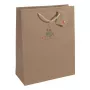 SIGEL GT040 bolsas regalo navideñas con motivo de manzana, 26 x 33 cm, pack de 5