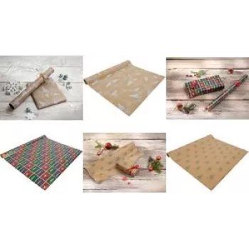 SIGEL GP120 rollo de papel de regalo – diseño oso polar, 5 m x 70 cm, multicolor, 80 g/m²