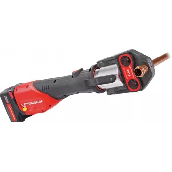 ROTHENBERGER ROMAX 4000 Basic Set con baterías de 2,0 Ah y 4,0 Ah, prensadora a batería 18V, 32 kN, sistema CAS, ROCASE