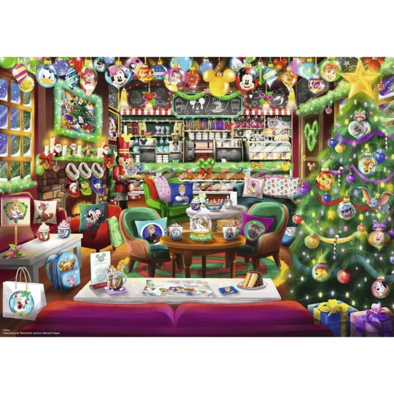 Ravensburger puzzle Disney Christmas Cafe (1000 piezas)