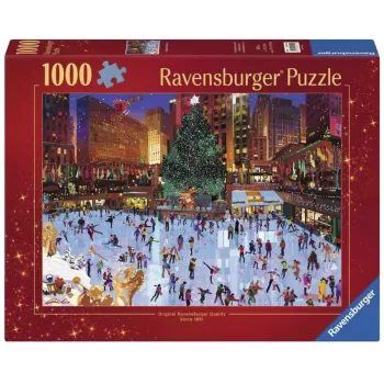 RAVENSBURGER puzzle de 1000 piezas – Magia navideña en el Rockefeller Center