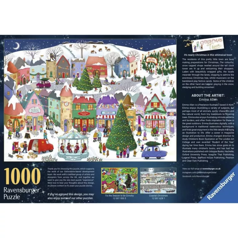 Ravensburger puzzle Ciudad navideña encantada (1000 piezas)