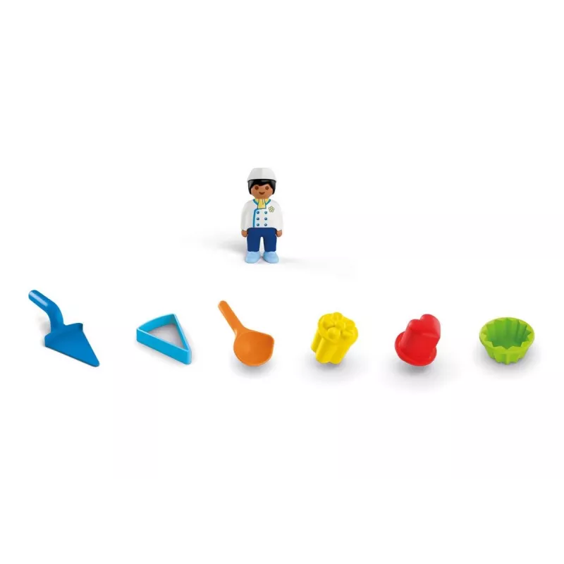 PLAYMOBIL 72005 JUNIOR Set de juego Panadería de arena