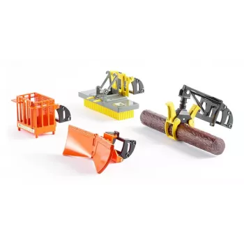SIKU Farmer Bressel und Lade accesorios para cargador frontal