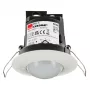 BEG BRCK LUXOMAT PD2-Slave Detector de presencia, Blanco, empotrable en techo, PIR, 360°, Ø8m presencia, Ø24m movimiento, IP20, unidad esclava para detector maestro