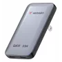 Verbatim Slim Cargador GaN 2 puertos 65W (EU/UK/US) Gris