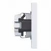 HAGER WAS1120WM toma de corriente SCHUKO con tapa, bornes sin tornillos, A.1, blanco luz mate
