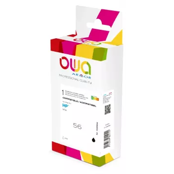 Armor OWA cartucho de tinta negro compatible HP 56 alta capacidad C6656A 21ml