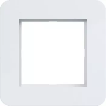 Hager WAD9100WG marco embellecedor 1 elemento, serie C.8, blanco luz brillante