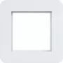 Hager WAD9100WG marco embellecedor 1 elemento, serie C.8, blanco luz brillante