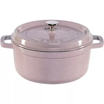 Staub La Cocotte cocotte redonda de hierro fundido 24cm, flor de cerezo