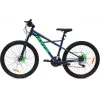 Huffy Korros 26 bicicleta de montaña azul - 18 velocidades hardtail de acero con suspensión delantera