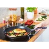 Tefal Daily Cook G7132S55 set de sartenes de acero inoxidable 24/28 cm, antiadherente de titanio, inducción, Thermo-Signal