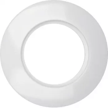 Hager WTD3100WG marco embellecedor 1 elemento, serie 1930, blanco polar brillante