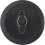 Hager WTW1000BG Placa central con mando giratorio, Serie 1930, negro brillante