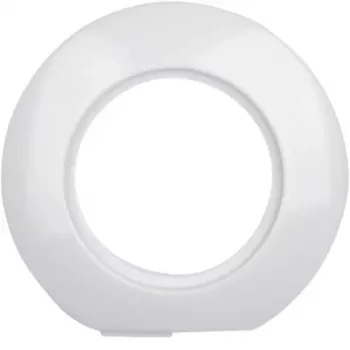 Hager WTD3371WG Marco final 1 elemento, Serie 1930, blanco polar brillante