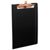 Exacompta Exaboard Carpeta con pinza A4 negra polipropileno con clip metálico y ojal para colgar