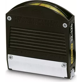 STANLEY BLACK&DECKER Cinta métrica Panoramic 3m x 12,7mm cinta de acero métrica con recubrimiento de Mylar, carcasa de ABS, gancho True-Zero, clip para cinturón, Amarillo/Negro