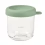 BEABA Tarro de vidrio para comida de bebé con tapa hermética 250 ml Verde salvia