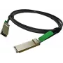 Alcatel-Lucent Cable de cobre de conexión directa QSFP+ a QSFP+, 3 m, 40GbE, pasivo, Negro