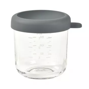 BEABA Tarro de vidrio con tapa hermética 250 ml Mineral