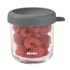 BEABA Tarro de vidrio con tapa hermética 250 ml Mineral