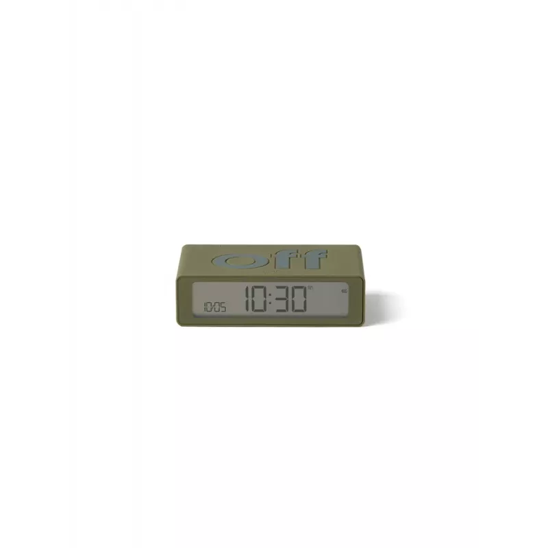 Lexon Flip Mini Despertador Reversible Khaki