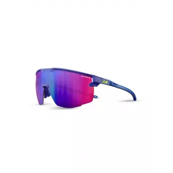 Julbo Ultimate Spectron 3 HD Gafas de sol - Montura negra/lila, Lente gris flash, Cat. 3