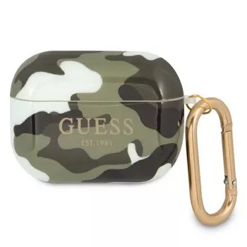 GUESS GUAPUCAMA Funda AirPods Pro Verde/Khaki Camo Colección