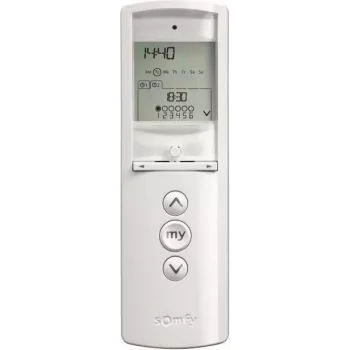 Somfy Telis 6 Chronis RTS Pure Mando a distancia multicanal, Blanco