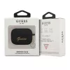 GUESS GUAPLSCHSK Funda AirPods Pro Negra Silicona Charm Heart Collection