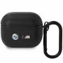 BMW BMA322PVTK Funda AirPods 3.ª generación Negra Piel Línea curva