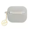 Guess GUAPLSC4EG Funda AirPods Pro Gris Silicona Charm 4G Colección
