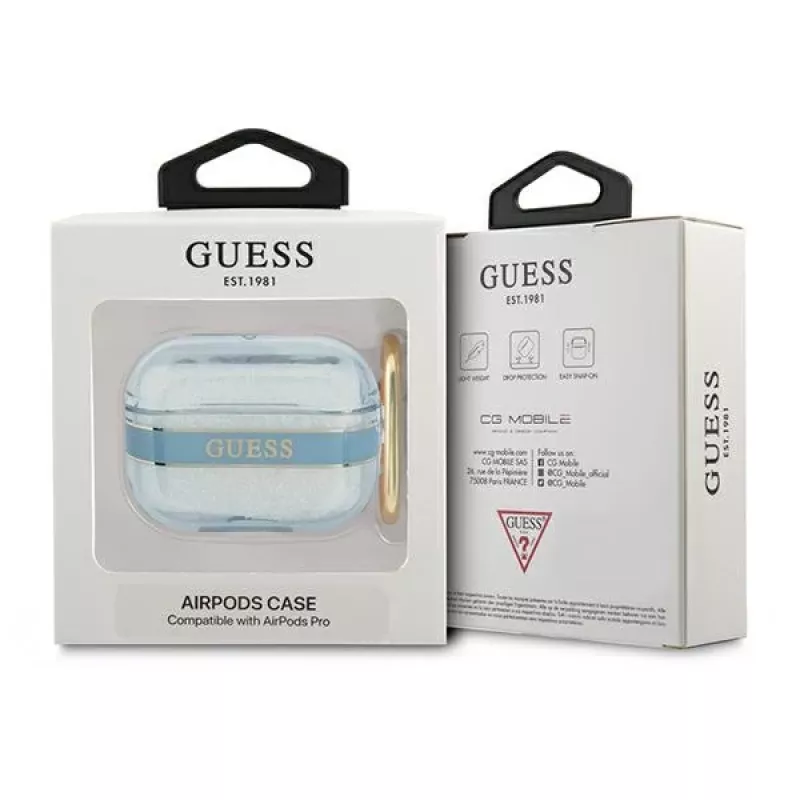 GUESS Strap Collection Funda AirPods Pro - Azul