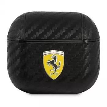 Ferrari FESA3CABK funda AirPods 3 On Track PU Carbon Black