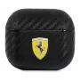 Ferrari FESA3CABK funda AirPods 3 On Track PU Carbon Black