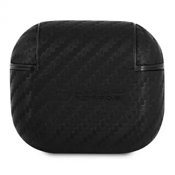 Ferrari FESA3CABK funda AirPods 3 On Track PU Carbon Black