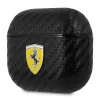 Ferrari FESA3CABK funda AirPods 3 On Track PU Carbon Black