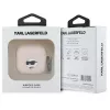 Karl Lagerfeld Funda de silicona Choupette Cabeza 3D para AirPods 4 - Rosa