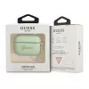 GUESS GUAPLSCHSN Funda AirPods Pro Verde Silicona Charm Heart Collection
