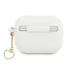 Funda Guess GUAPLSCHSH para AirPods Pro Blanca Silicona Charm Heart Collection