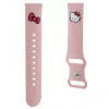 Correa universal de silicona Hello Kitty 22mm Rosa con diseño de cabeza de Kitty