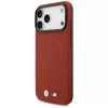 Funda MagSafe BMW M FW Metal Logo para iPhone 17 Pro Max, Rojo