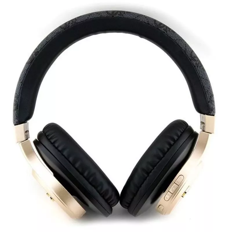 Auriculares Bluetooth over-ear GUESS GUBH604GEMK Negros 4G Script