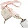 Correa universal cruzada para móvil con bolsito GUESS 4G Metal Logo - Rosa