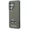 Funda MagSafe Karl Lagerfeld IML Peekaboo Karl&Choupette para Samsung Galaxy S26 Ultra Verde