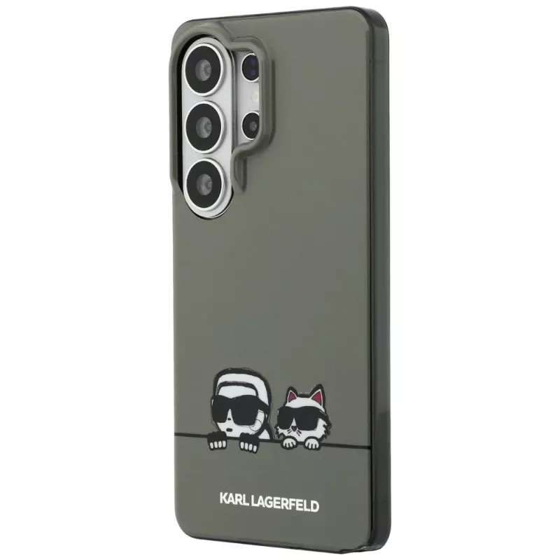 Funda MagSafe Karl Lagerfeld IML Peekaboo Karl&Choupette para Samsung Galaxy S26 Ultra Verde